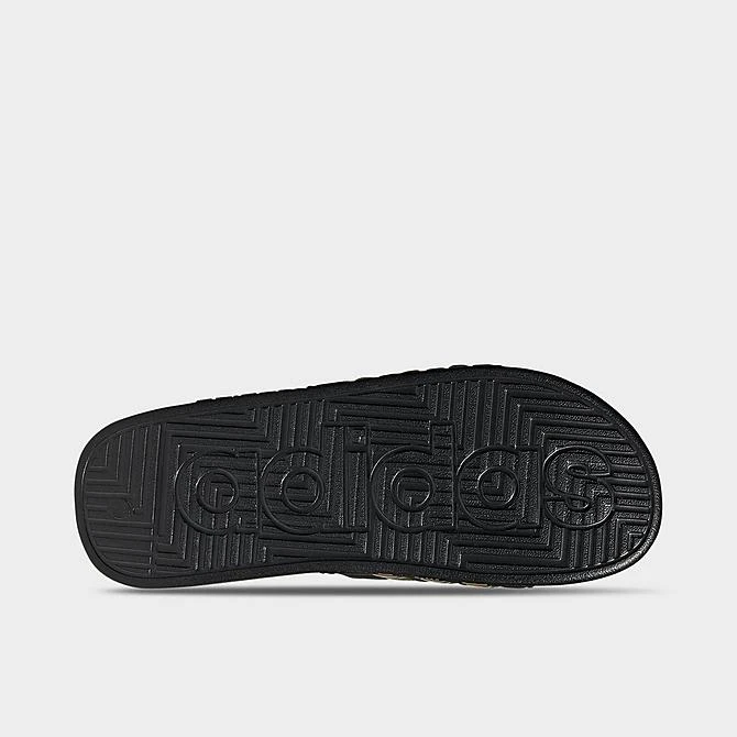 Adidas Adissage Slide Sandals Black/Gold Metallic/Black - EG6517 001 8 Adidas Adissage Slide Sandals Black/Gold Metallic/Black - EG6517 001 - Image 6