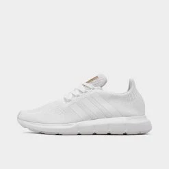 Women's Adidas Originals Swift Run Casual Shoes White/White/Copper Metallic - EG9492Â 100