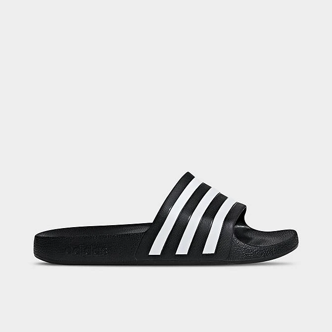 Women's Adidas Originals Adilette Aqua Slide Sandals Black/White/Black - F35543 001 3 Women's Adidas Originals Adilette Aqua Slide Sandals Black/White/Black - F35543 001