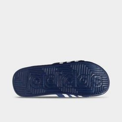 Adidas Adissage Slide Sandals Dark Blue/White/Dark Blue - F35579 415 -Nikes Shoes Shop F35579 415 P6
