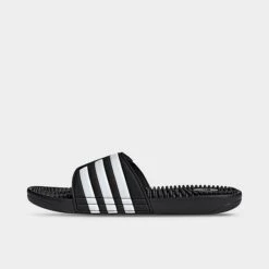 Adidas Adissage Slide Sandals Black/White/Black - F35580 001 -Nikes Shoes Shop F35580 001 P3