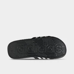 Adidas Adissage Slide Sandals Black/White/Black - F35580 001 -Nikes Shoes Shop F35580 001 P6
