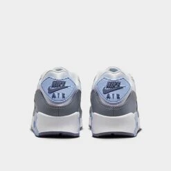 Women's Nike Air Max 90 Casual Shoes White/Photon Dust/Cobalt Bliss/Wolf Grey - FB8570 100 -Nikes Shoes Shop FB8570 100 P4