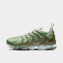 Nike Air VaporMax Plus Running Shoes Oil Green/White/Medium Olive - FD0779 386