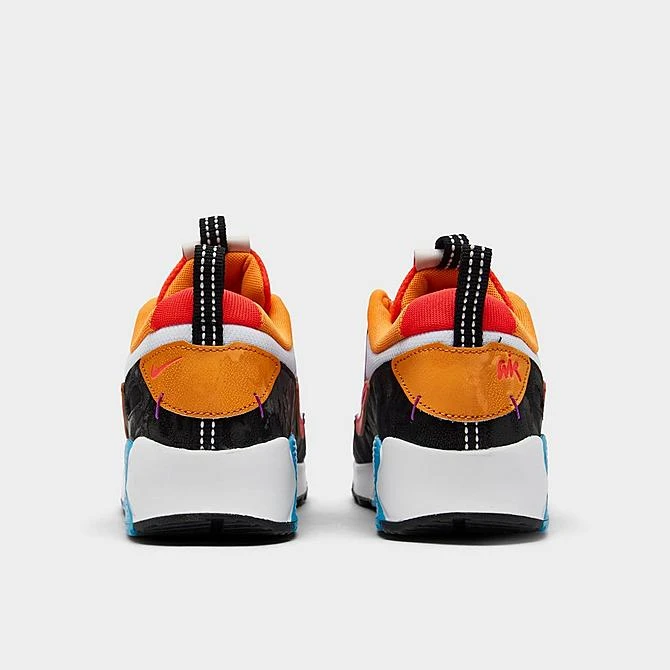 Women's Nike Air Max 90 Futura Casual Shoes White/Bright Crimson/Fuchsia Dream-/Baltic Blue/Cosmic Fuchsia/Vivid Orange - FD0821 100 6 Women's Nike Air Max 90 Futura Casual Shoes White/Bright Crimson/Fuchsia Dream-/Baltic Blue/Cosmic Fuchsia/Vivid Orange - FD0821 100 - Image 4