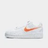 Women's Nike Air Force 1 '07 LX Casual Shoes White/Washed Teal/White/Safety Orange/Rush Pink - FD4622 131 -Nikes Shoes Shop FD4622 131 P1