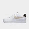 Women's Nike Air Force 1 Low SE Patent Casual Shoes White/Sanddrift/Velvet Brown - FD9873 100 -Nikes Shoes Shop FD9873 100 P1