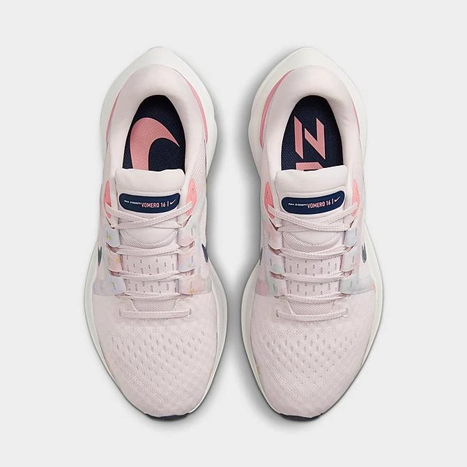 Women's Nike Air Zoom Vomero 16 Premium Running Shoes Pearl Pink/White/Coral Chalk/Midnight Navy - FJ2962 601 7 Women's Nike Air Zoom Vomero 16 Premium Running Shoes Pearl Pink/White/Coral Chalk/Midnight Navy - FJ2962 601 - Image 5
