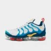 Nike Air VaporMax Plus Running Shoes White/Citron Pulse/Industrial Blue - FJ3999 100 -Nikes Shoes Shop FJ3999 100 P1