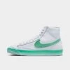 Women's Nike Blazer Mid '77 Casual Shoes White/Barely Green/Gum Light Brown/Spring Green - FJ4547 100 -Nikes Shoes Shop FJ4547 100 P1