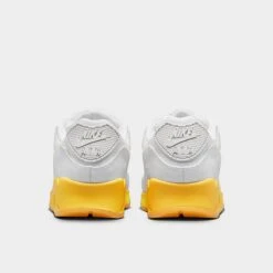 Women's Nike Air Max 90 SE Casual Shoes White/Alabaster/Sail/Citron Pulse - FJ4548 100 -Nikes Shoes Shop FJ4548 100 P4