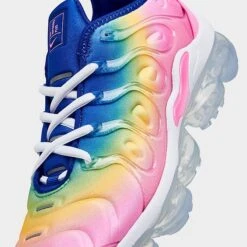 Women's Nike Air VaporMax Plus Running Shoes Pink Spell/Citron Pulse/Spring Green - FJ4550 606 -Nikes Shoes Shop FJ4550 606 P3
