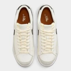 Women's Nike Blazer Low Platform SE Needlework Casual Shoes Sail/Gum Medium Brown/Tawny/Black - FJ4556 133 -Nikes Shoes Shop FJ4556 133 P5