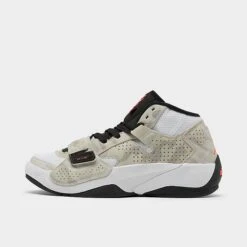 Nike Big Kids’ Jordan Zion 2 Basketball Shoes White/Flash Crimson/Black/Photon Dust - FJ5258 106