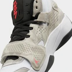 Nike Big Kids’ Jordan Zion 2 Basketball Shoes White/Flash Crimson/Black/Photon Dust - FJ5258 106 -Nikes Shoes Shop FJ5258 106 P3