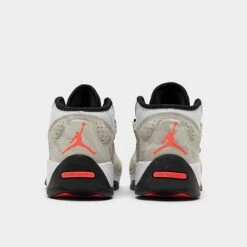 Nike Big Kids’ Jordan Zion 2 Basketball Shoes White/Flash Crimson/Black/Photon Dust - FJ5258 106 -Nikes Shoes Shop FJ5258 106 P4