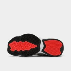 Nike Big Kids’ Jordan Zion 2 Basketball Shoes White/Flash Crimson/Black/Photon Dust - FJ5258 106 -Nikes Shoes Shop FJ5258 106 P6