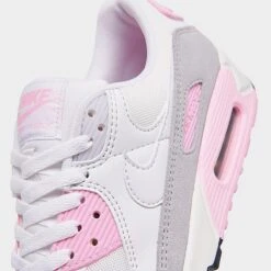 Women's Nike Air Max 90 Casual Shoes White/Pink - FN7489 100 -Nikes Shoes Shop FN7489 100 P3