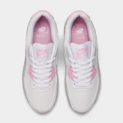 Women's Nike Air Max 90 Casual Shoes White/Pink - FN7489 100 -Nikes Shoes Shop FN7489 100 P5
