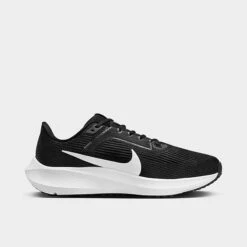 Women's Nike Zoom Pegasus 40 Running Shoes (Wide Width) Black/Iron Grey/White - FN7991 001 -Nikes Shoes Shop FN7991 001 P3