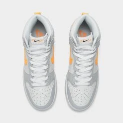 Women's Nike Dunk High Retro Casual Shoes Pure Platinum/Melon Tint/White/Black - FQ2755 001 12 Women's Nike Dunk High Retro Casual Shoes Pure Platinum/Melon Tint/White/Black - FQ2755 001 -Nikes Shoes Shop FQ2755 001 P5