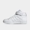 Women's Adidas Originals Forum Mid Casual Shoes White/White/White - FZ6473 100 -Nikes Shoes Shop FZ6473 100 P1