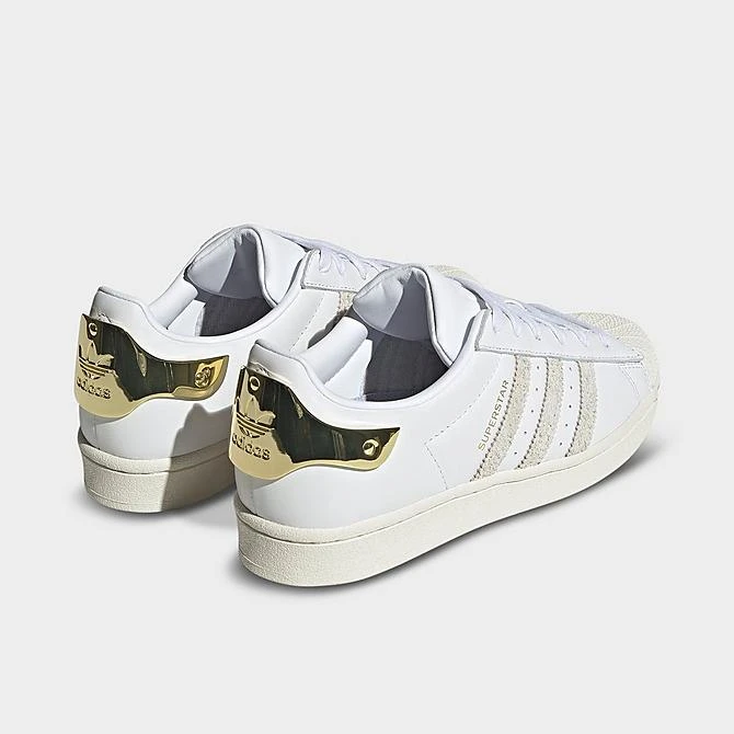 Women's Adidas Originals Superstar Casual Shoes White/Off White/Crystal White - FZ6583 100 6 Women's Adidas Originals Superstar Casual Shoes White/Off White/Crystal White - FZ6583 100 - Image 4