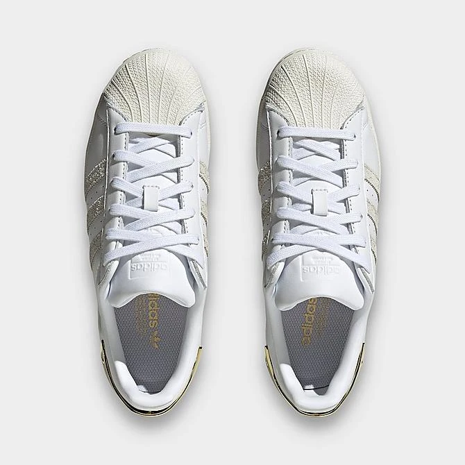 Women's Adidas Originals Superstar Casual Shoes White/Off White/Crystal White - FZ6583 100 7 Women's Adidas Originals Superstar Casual Shoes White/Off White/Crystal White - FZ6583 100 - Image 5