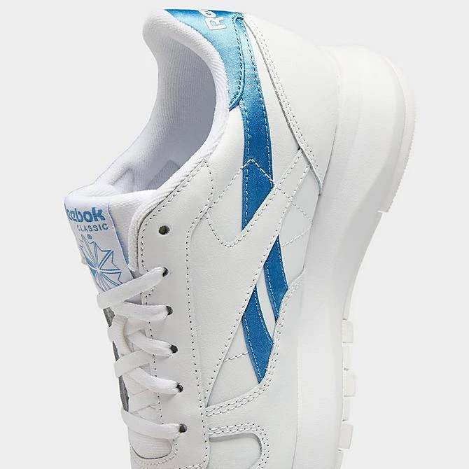 Women's Reebok Classic Leather Casual Shoes Footwear White/Footwear White/Essential Blue - GW4465 100 5 Women's Reebok Classic Leather Casual Shoes Footwear White/Footwear White/Essential Blue - GW4465 100 - Image 3