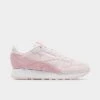 Women's Reebok Classic Leather Casual Shoes Porcelain Pink/Pink Glow/Ftwr White - GW7143 689