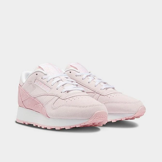 Women's Reebok Classic Leather Casual Shoes Porcelain Pink/Pink Glow/Ftwr White - GW7143 689 4 Women's Reebok Classic Leather Casual Shoes Porcelain Pink/Pink Glow/Ftwr White - GW7143 689 - Image 2