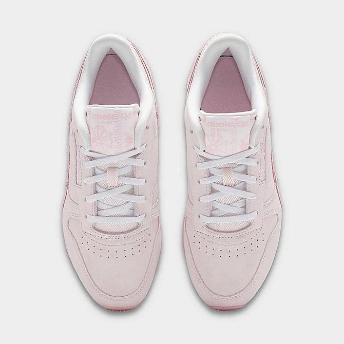 Women's Reebok Classic Leather Casual Shoes Porcelain Pink/Pink Glow/Ftwr White - GW7143 689 7 Women's Reebok Classic Leather Casual Shoes Porcelain Pink/Pink Glow/Ftwr White - GW7143 689 - Image 5