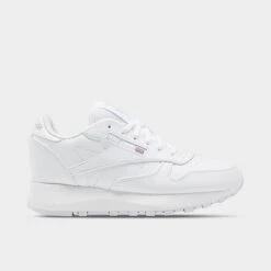 Women's Reebok Classic Leather Vegan Casual Shoes Footwear White/Footwear White/Pure Grey - GX8691 100