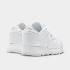 Women's Reebok Classic Leather Vegan Casual Shoes Footwear White/Footwear White/Pure Grey - GX8691 100 -Nikes Shoes Shop GX8691 100 P4