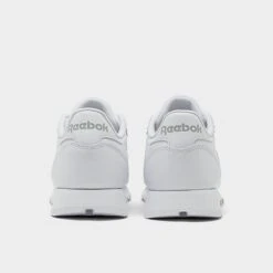 Women's Reebok Classic Leather Casual Shoes White/White/Pure Grey - GY0957 100 -Nikes Shoes Shop GY0957 100 P4