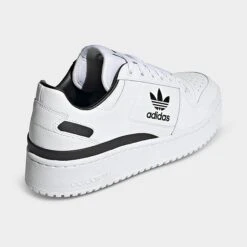 Women's Adidas Originals Forum Bold Casual Shoes Cloud White/Core Black/Cloud White - GY5921 100 -Nikes Shoes Shop GY5921 100 P4
