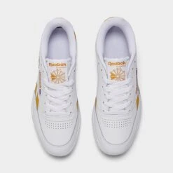 Women's Reebok Club C Double Revenge Casual Shoes Footwear White/Bright Ochre/Gum - GY9740 100 -Nikes Shoes Shop GY9740 100 P5