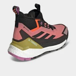 Women's Adidas Terrex Free Hiker 2 GORE-TEX Hiking Shoes Wonder Red/Black/Pulse Lilac - GZ3311 610 -Nikes Shoes Shop GZ3311 610 P4