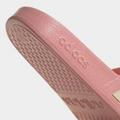 Women's Adidas Originals Adilette Aqua Slide Sandals Wonder Mauve/Wonder White/Wonder Mauve - GZ5877 666 -Nikes Shoes Shop GZ5877 666 P3