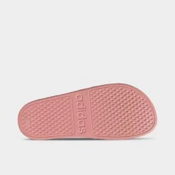 Women's Adidas Originals Adilette Aqua Slide Sandals Wonder Mauve/Wonder White/Wonder Mauve - GZ5877 666 -Nikes Shoes Shop GZ5877 666 P6