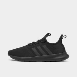 Women's Adidas Cloudfoam Pure 2.0 Running Shoes Black/Black/Grey - H04754 001