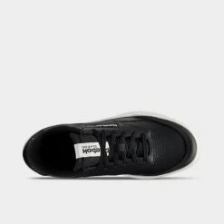 Women's Reebok Club C Double Geo Casual Shoes Core Black/Core Black/Chalk - H69142 001 -Nikes Shoes Shop H69142 001 P5
