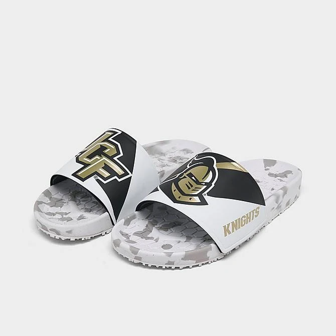Hype Co. UCF Knights College Slydr Pro Slide Sandals White/Gold/Black - HCPROUCF 001 4 Hype Co. UCF Knights College Slydr Pro Slide Sandals White/Gold/Black - HCPROUCF 001 - Image 2