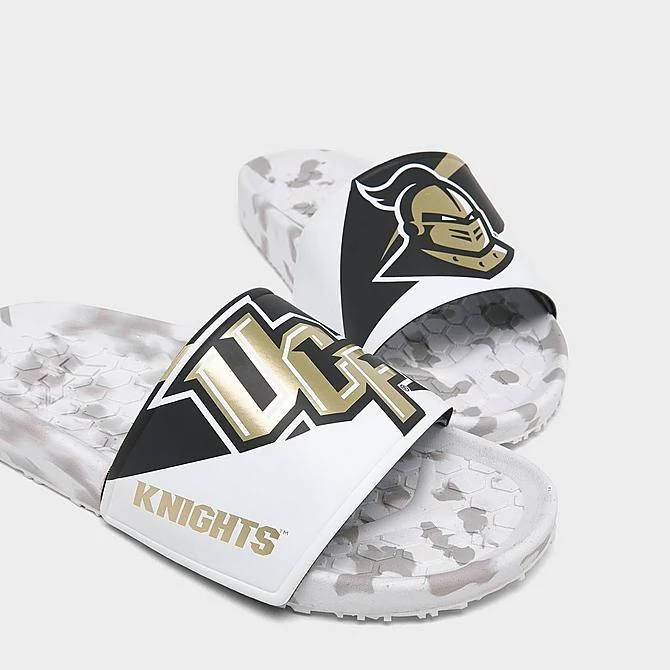 Hype Co. UCF Knights College Slydr Pro Slide Sandals White/Gold/Black - HCPROUCF 001 5 Hype Co. UCF Knights College Slydr Pro Slide Sandals White/Gold/Black - HCPROUCF 001 - Image 3