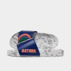 Hype Co. Florida Gators College Slydr Pro Slide Sandals White/Blue/Orange - HCPROUFG 001