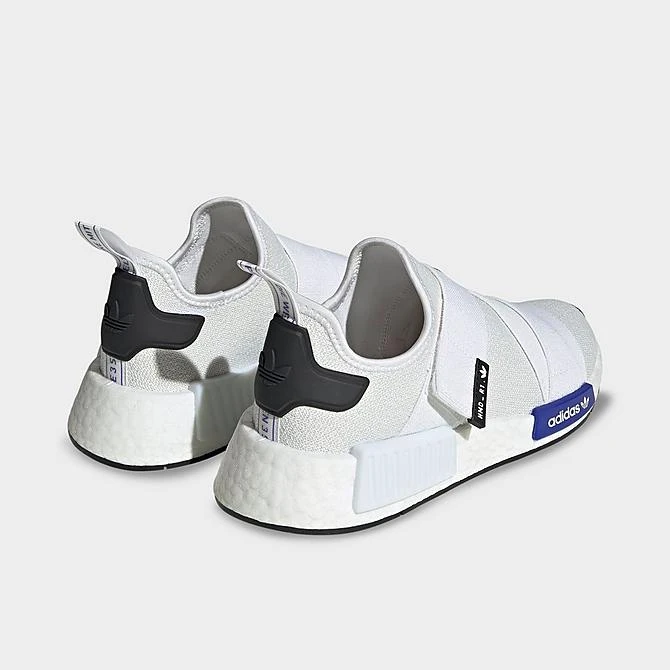 Women's Adidas Originals NMD_R1 Slip-On Casual Shoes White/Lucid Blue/Core Black - HQ4245 100 6 Women's Adidas Originals NMD_R1 Slip-On Casual Shoes White/Lucid Blue/Core Black - HQ4245 100 - Image 4