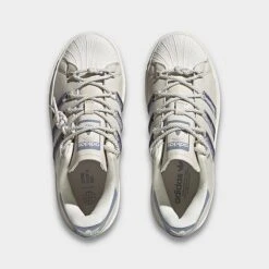 Women's Adidas Originals Superstar Bonega Platform Casual Shoes Alumina/Silver Violet/Off White - HQ4284 273 -Nikes Shoes Shop HQ4284 273 P5