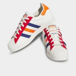 Women's Adidas Originals Superstar Casual Shoes Off White/Better Scarlet/Solar Red - HQ4403 100 -Nikes Shoes Shop HQ4403 100 P2