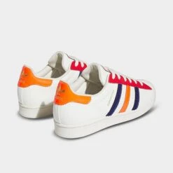 Women's Adidas Originals Superstar Casual Shoes Off White/Better Scarlet/Solar Red - HQ4403 100 -Nikes Shoes Shop HQ4403 100 P4