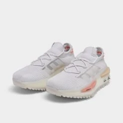 Women's Adidas Originals NMD_S1 Casual Shoes White/Off White/Coral Fusion - HQ4465 100 -Nikes Shoes Shop HQ4465 100 P2